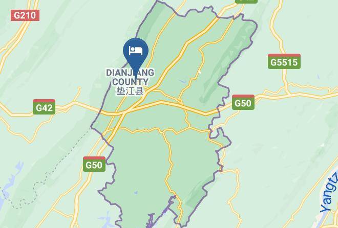 Dianjiang County - Junling Hotel Maps