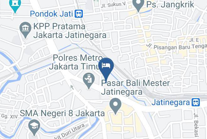 Jakarta Timur - Juno Hotel Jatinegara Maps