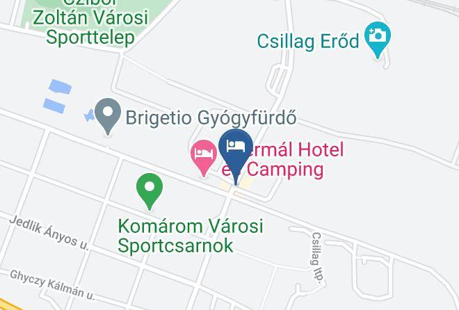 Komarom - Juno Hotel Maps