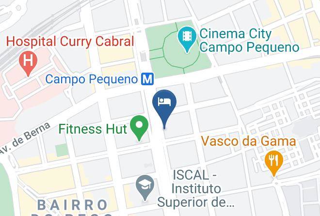 Lisbon - Jupiter Lisboa Hotel Maps