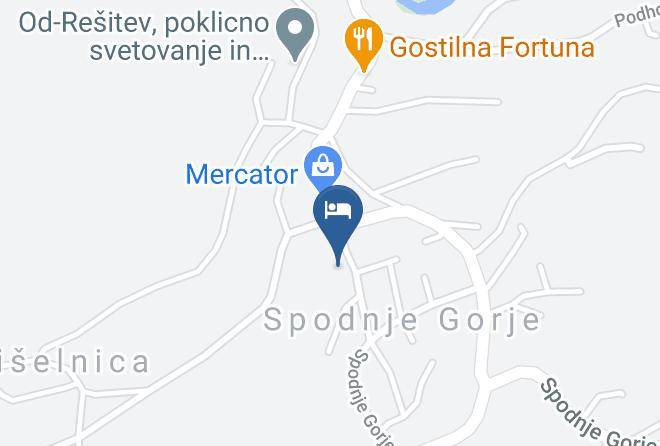 Spodnje Gorje - Jurcek Zvan Sobodajalec Maps