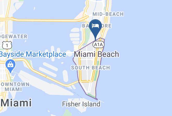 Miami Dade - Jurny Hotel Miami Beach Maps