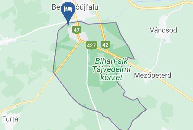 Berettyoufalu - Jurta Udulohazak Maps