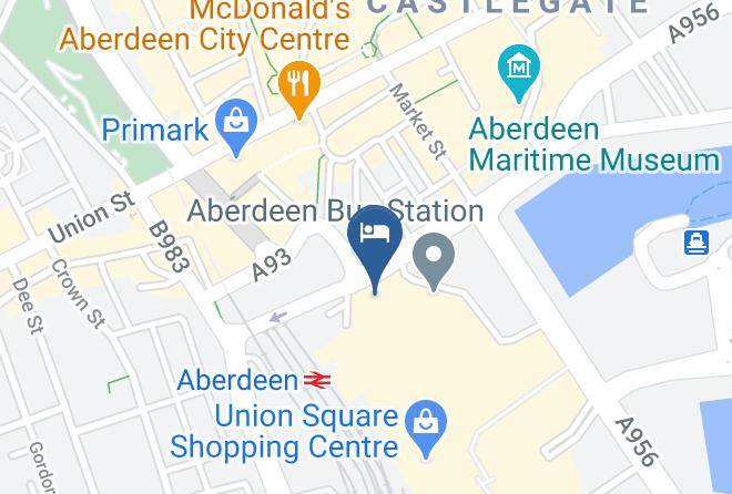 Aberdeen City - Jurys Inn Aberdeen Maps