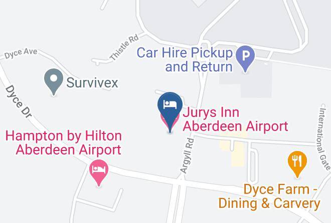 Aberdeen City - Jurys Inn Aberdeen Airport Maps
