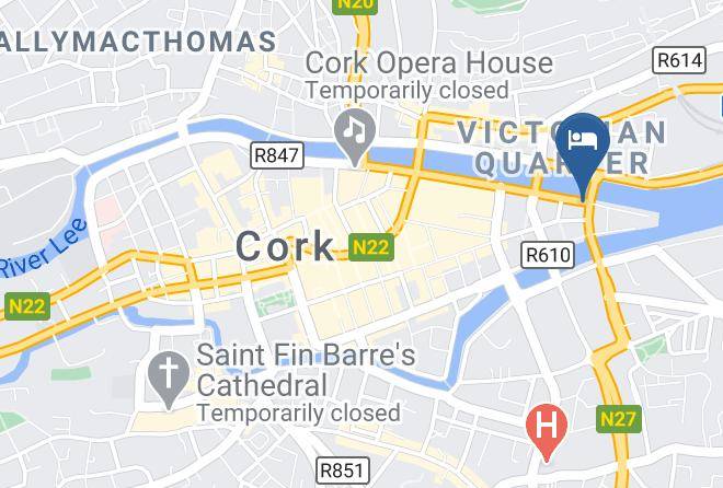 Jurys Inn Cork Map