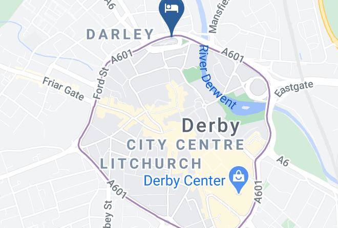 Derby City - Jurys Inn Derby Maps