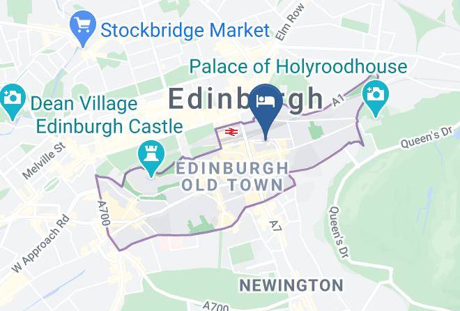 Edinburgh City - Jurys Inn Edinburgh Maps