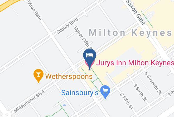 Milton Keynes - Jurys Inn Milton Keynes Maps