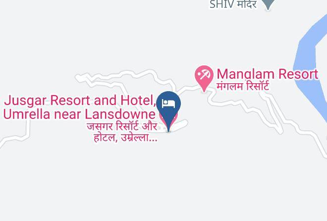 Kotdwara - Jusgar Resort And Hotel Umrella Near Lansdowne Maps
