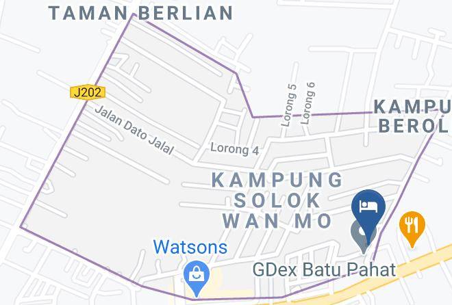 Daerah Batu Pahat - Just Hotel Batu Pahat Maps