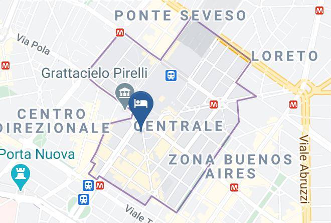 Just Hotel Milano Map