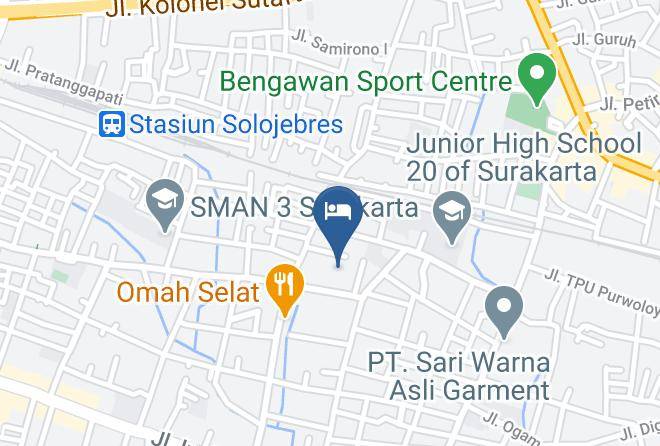 Surakarta - Just Inn Hotel Maps