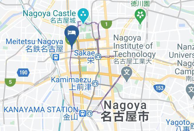 Just Inn Premium Map - Aichi Pref - Nagoya City Naka Ward