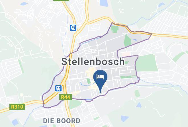 Cape Winelands - Just Joey Lodge Maps