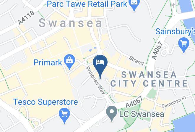 Swansea - Just Stay Wales Maps