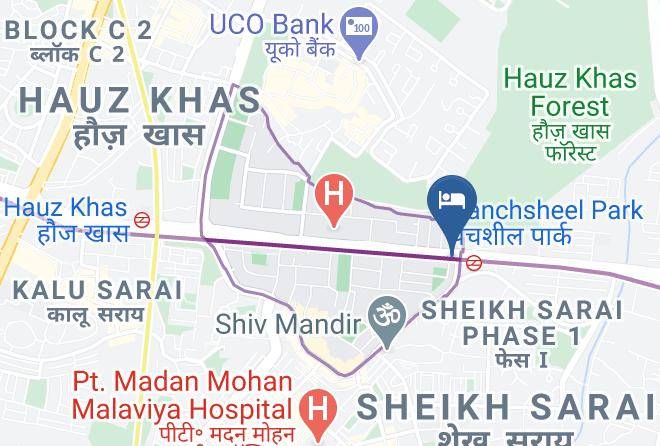 New Delhi - Justa Panchsheel Park Maps