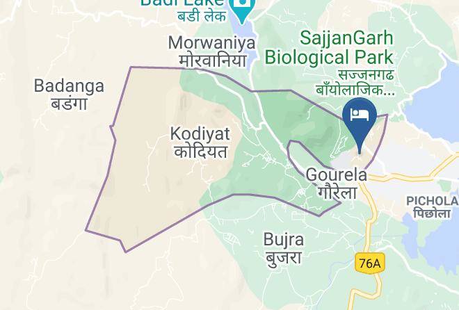 Udaipur - Justa Sajjangarh Resort & Spa Maps