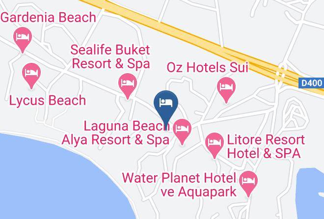 Manavgat - Justiniano Deluxe Resort Maps