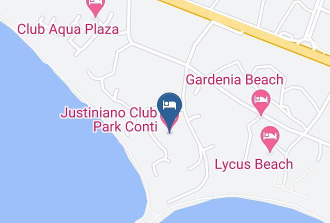 Manavgat - Justiniano Club Park Conti Maps