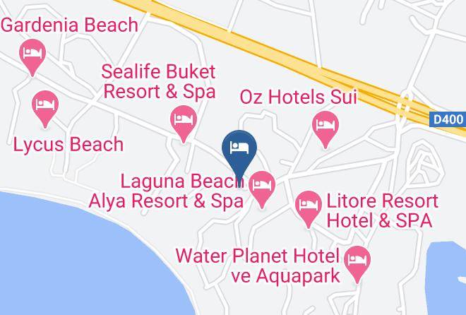 Manavgat - Justiniano Club Alanya Beach Maps