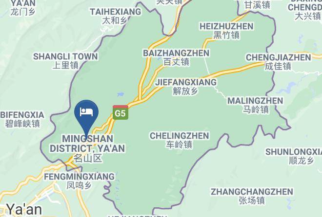 Yaan - Juxin Hotel Maps