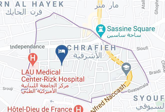 Beyrouth - Juxsrt Sassine Loft Maps