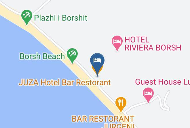 Himara - Juza Hotel Bar Restorant Maps