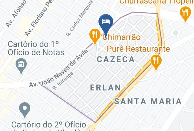 Uberlandia - Jva Fenix Hotel Maps