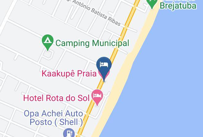 Guaratuba - Kaakupe Praia Hotel Maps