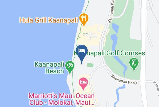 Maui - Kaanapali Alii Resort Maps