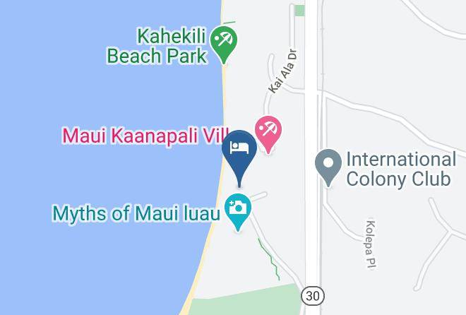 Maui - Kaanapali Ocean Inn Maps