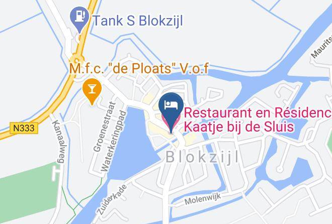 Steenwijkerland - Restaurant En Residence Kaatje Bij De Sluis Maps