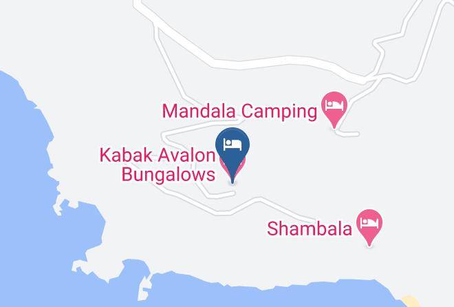 Mugla - Kabak Avalon Bungalows Maps