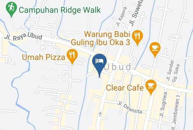 Gianyar Regency - Kabera Bungalow Maps