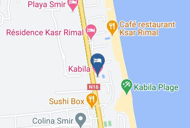 Tangier Tetouan - Kabila Hotel Maps