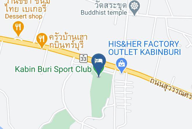 Kabin Buri Sport Club Map