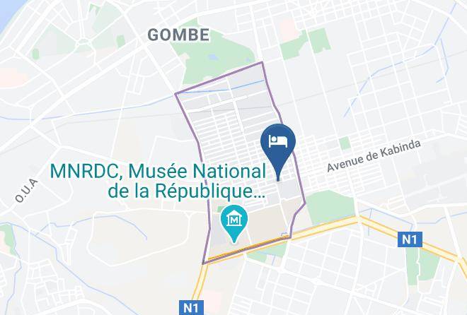 Kinshasa Urban - Kabinda Center Hotel Maps