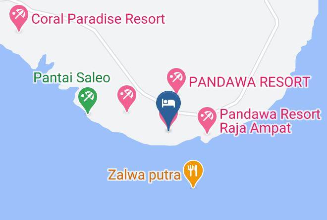 Raja Ampat Regency - Kabui Eco Resort & Travel Maps