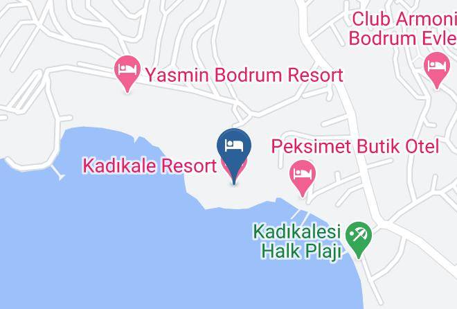 Bodrum - Kadikale Resort Maps