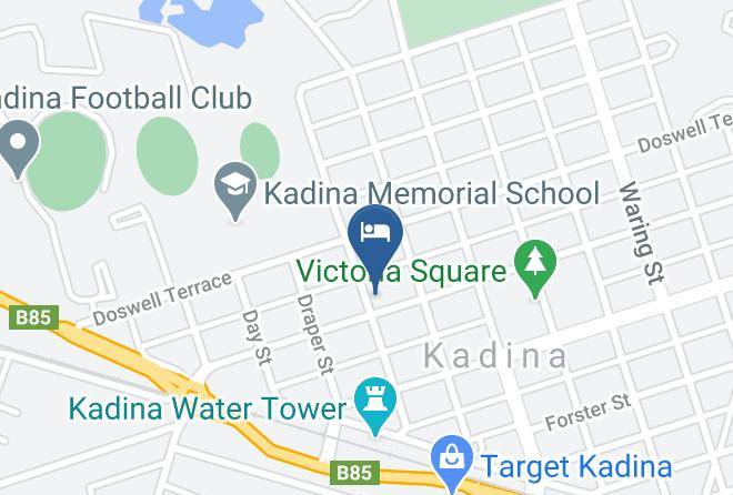 Copper Coast - Kadina Hotel Maps