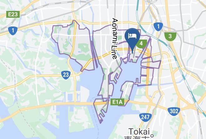 Nagoya City Minato Ward - Kadoya Inn Maps
