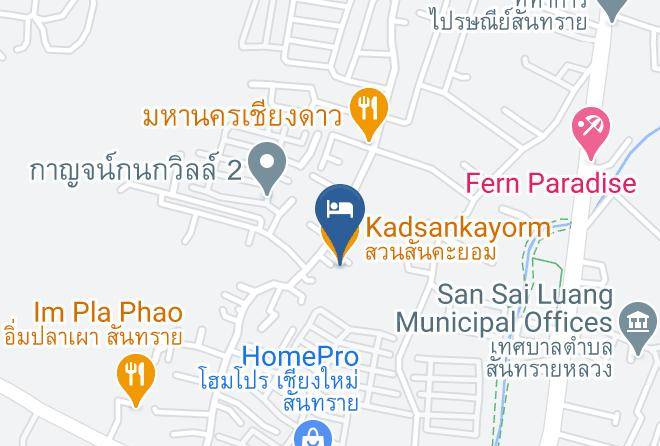 Kadsankayorm Map - Chiang Mai - Amphoe San Sai