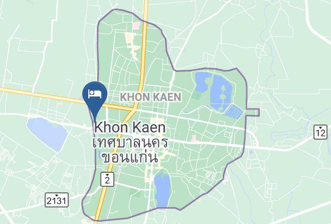 Amphoe Mueang Khon Kaen - Kaen Nakorn Hotel Maps