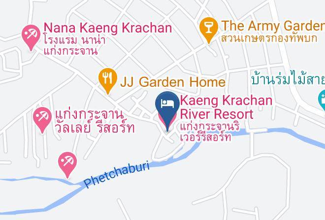Kaeng Krachan River Resort Map