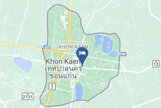 Amphoe Mueang Khon Kaen - Kaennakorn Hotel Maps