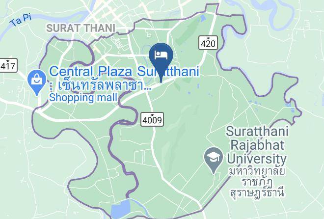 Amphoe Mueang Surat Thani - Kaewsamui Resort Maps