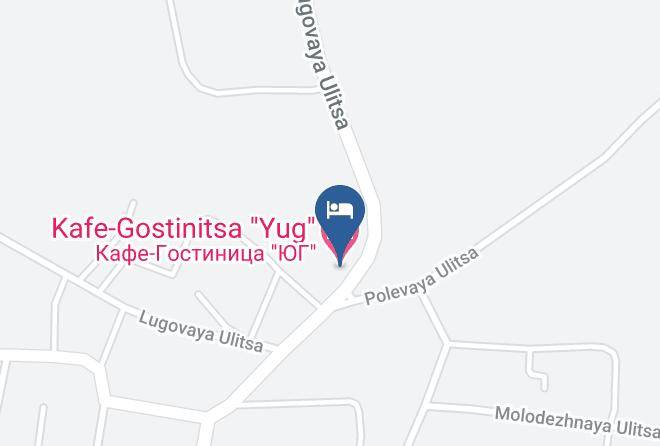 Kafe Gostinitsa Yug Map