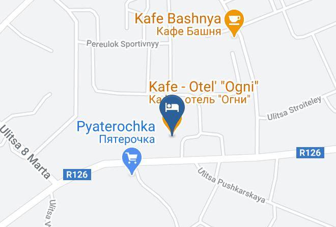 Dankovsky District - Kafe Otel' Ogni Maps