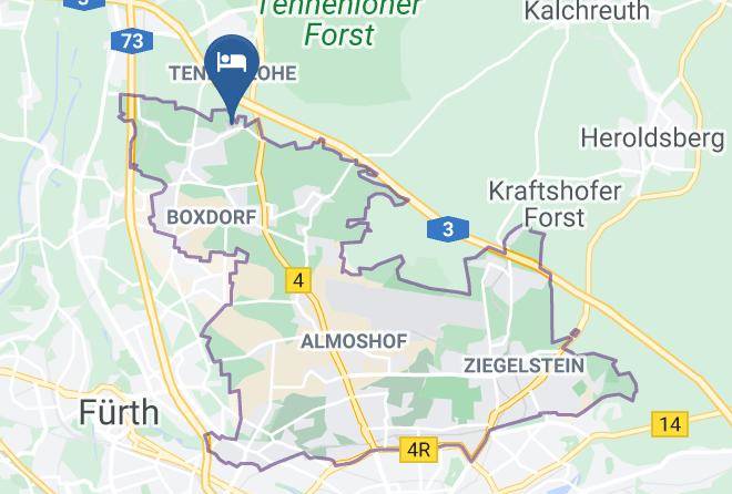 Nuremberg - Kaferstein Hotel Garni Maps